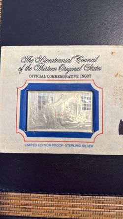 Pure  Silver Ingot.  Give  Me Livery Or Give Me Death Issue