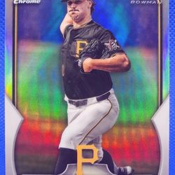 Paul Skenes REFRACTOR Chrome 1st Bowman 