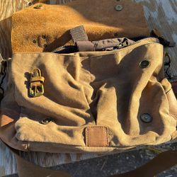 vintage leather bag