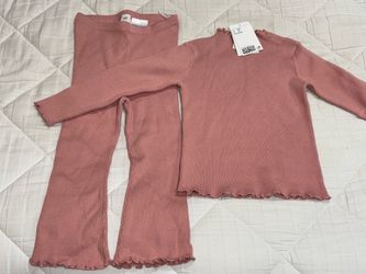 H&M wavy-ribbed cotton set