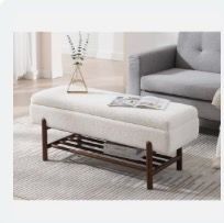 Boucle Storage Bench