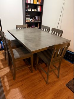Dining table with chairs