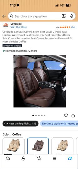 Car seat covers