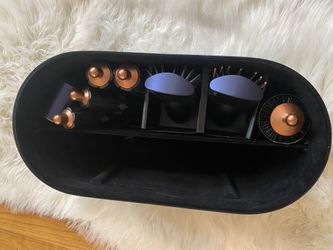 dyson Aiwrap Attachments & case ONLY Prussian Blue & Copper Sold Out Color. NO WAND