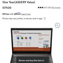 Black 11.6” Evoo Laptop