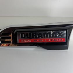 OEM Exterior Bright Chrome Front Driver Side Fender Ornamentation Vent 6.6 L 