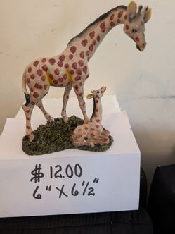 Giraffe new 6 por 6 1/2 inches
