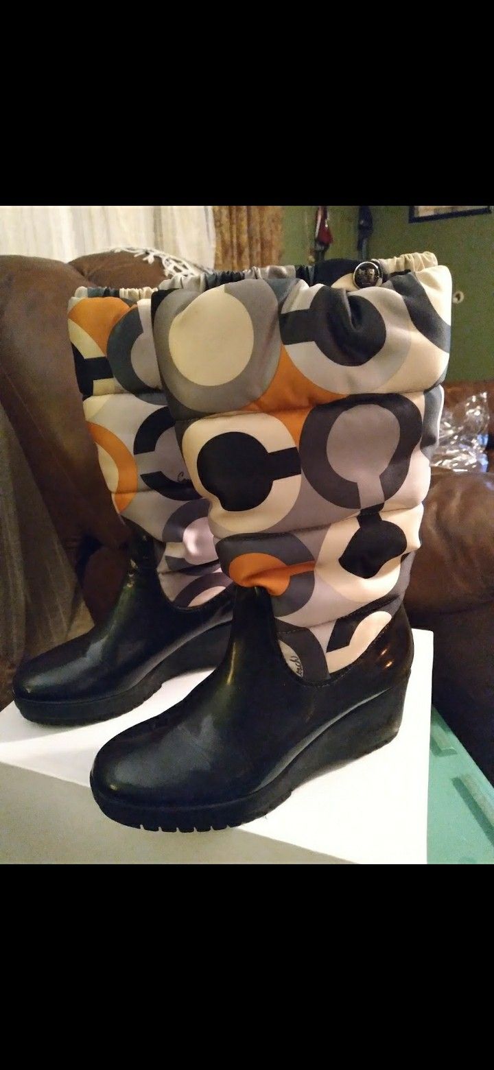Coach Boots with Box