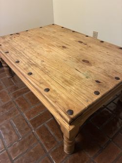 Rustic Wood Coffee Table