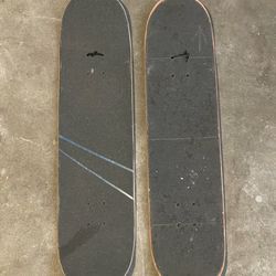 Lightly used skateboard decks 8.0