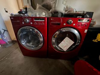 LG washer and dryer