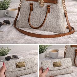 ✨ Michael Kors Bag + Wallet Set – Like New $180 OBO
