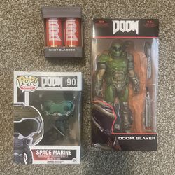 Doom Video Game Collectibles Brand New In Box 