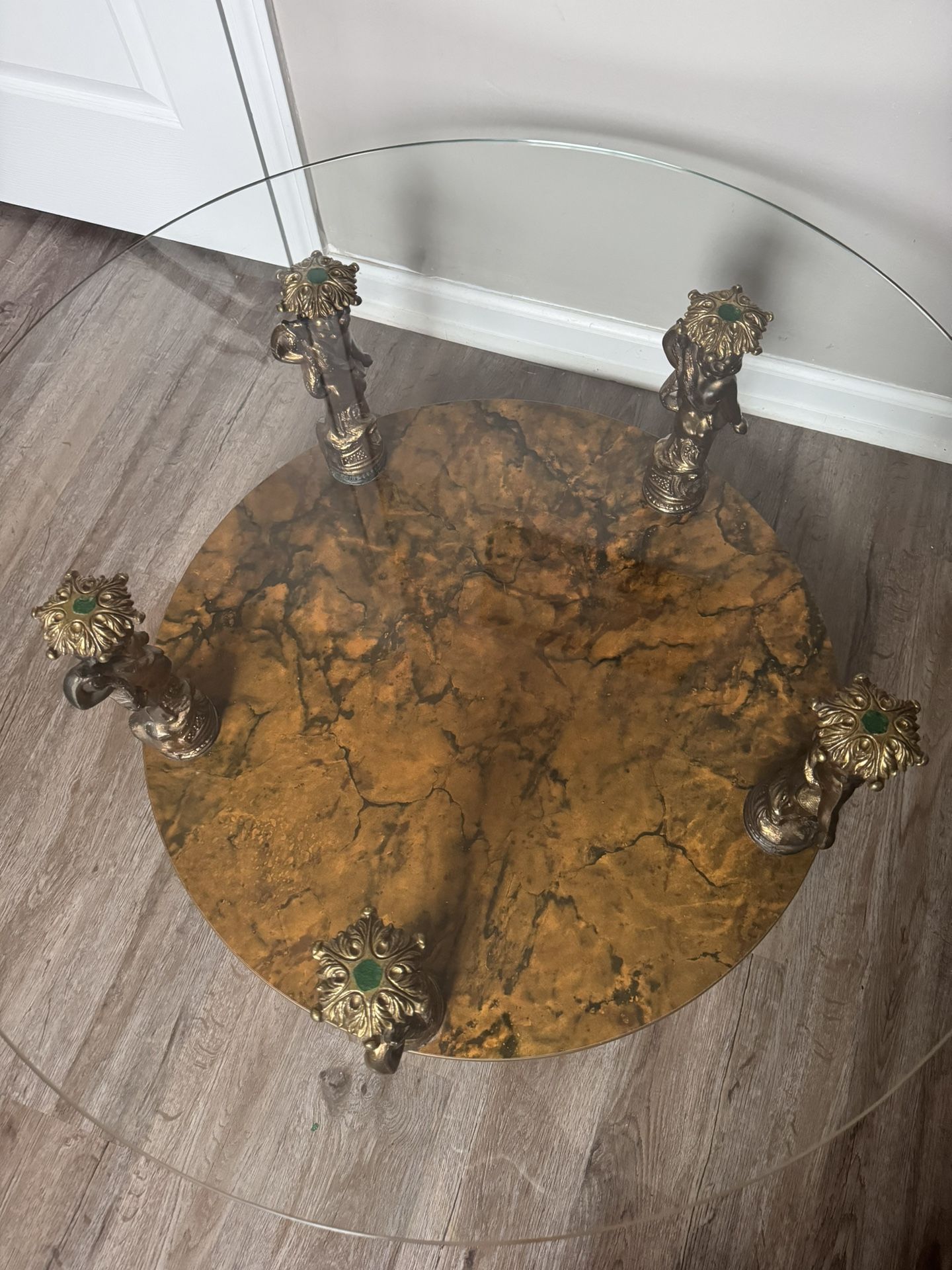 Antique Cherub Coffee Table