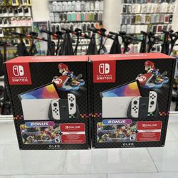 Nintendo Switch OLED Mario Kart Bundle! Finance For $50 Down Payment!!