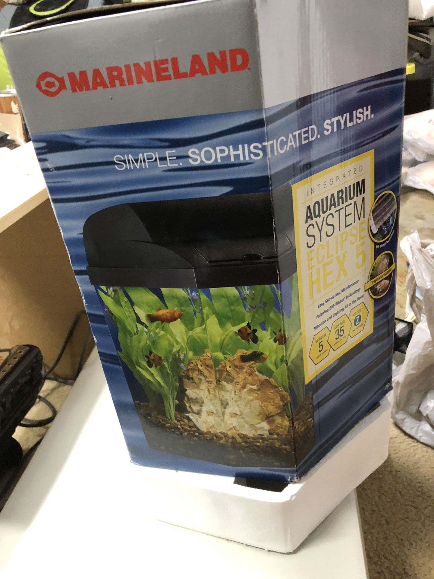 Marine land Eclipse Hex 5 Fishtank