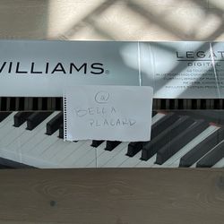 Williams Legato III 88-Key Digital Piano Keyboard - Black Open Box