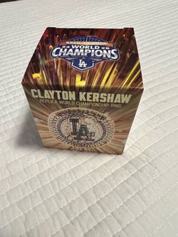 Dodger’s Kershaw Ring
