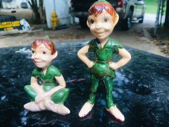 Peter pan salt and pepper shakers