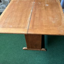 Solid Wood Folding Table