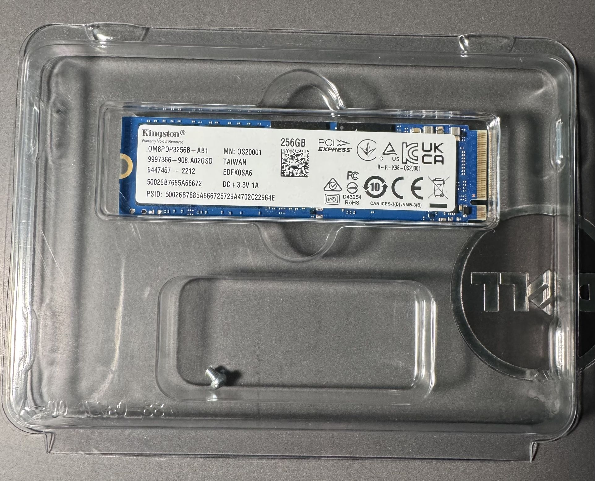 256gb SSD Kingston