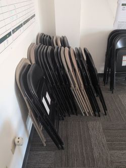 Folding Chairs $10 Each