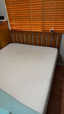 Bed frame and mattress