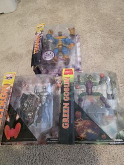 Thanos Green Goblin & Ultron Select Marvel Figures