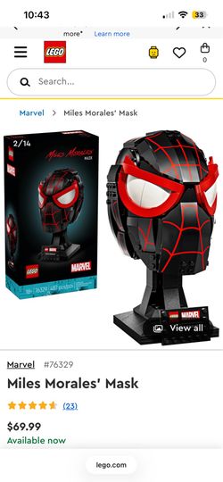 Miles Morales Lego set