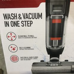 HOOVER Streamline Corded Wet/Dry Hard Floor Cleaner and Vacuum Cleaner with Self Cleaning System for Sealed Hard Floors, Black
