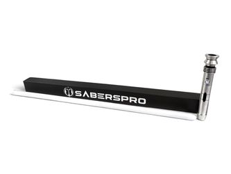 SABERSPRO REVAN SILVER RECHARGEABLE LIGHT SABER LNIB (CMP130510)