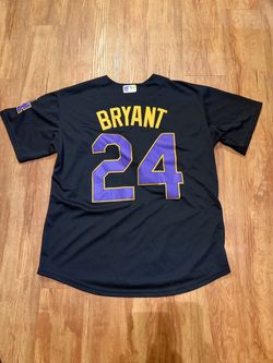 LA Dodgers Lakers Night Kobe Bryant #8 #24 Mamba Forever Jersey size Large