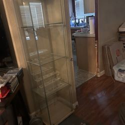 Glass curio Cabinets Single Door 3 Available 