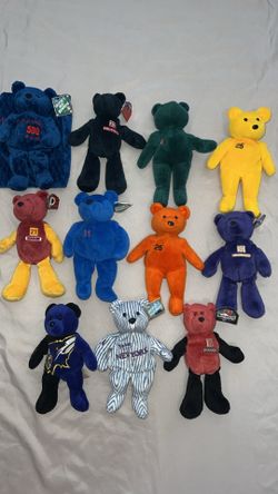 Pick and Choose Bean Plush Bear Sports Edition