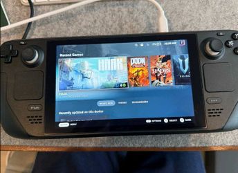 Steam Deck 512 GB with hall affect joysticks.