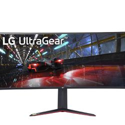 LG 38GN950-B 38-Inch QHD Wide 1440p Ultragear Curved WQHD+ Nano IPS 1ms 144Hz HDR 600 Monitor with G-SYNC Compatibility