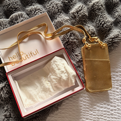 Hammitt Gold Metallic Shoulder Bag – Compact Evening / Crossbody.