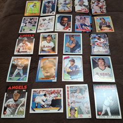 248 Baseball Cards Of California Angels