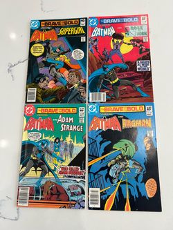 The Brave and the Bold (#160, #188, #190, and #196) in 5.0 VG/FN (Very Good/Fine) Supergirl,Ragman