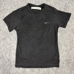 Off White Black Graphic T Shirt Designer Streetwear