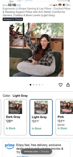 Reading & Gaming Support Pillow