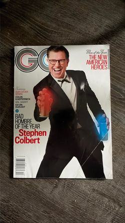 GQ Magazine Stephen Colbert Cover Dec 2017/Jan 2018
