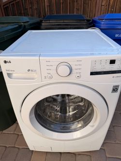 LG front load washer