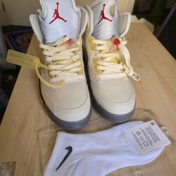 Air Jordan 5 Retro Off-White SP Sail (Men's Size 11)