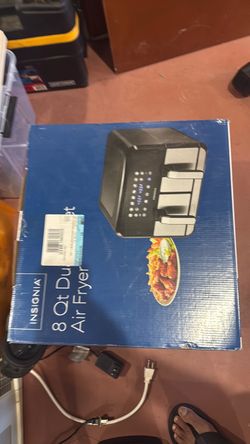 Insignia 8Qt double basket air fryer