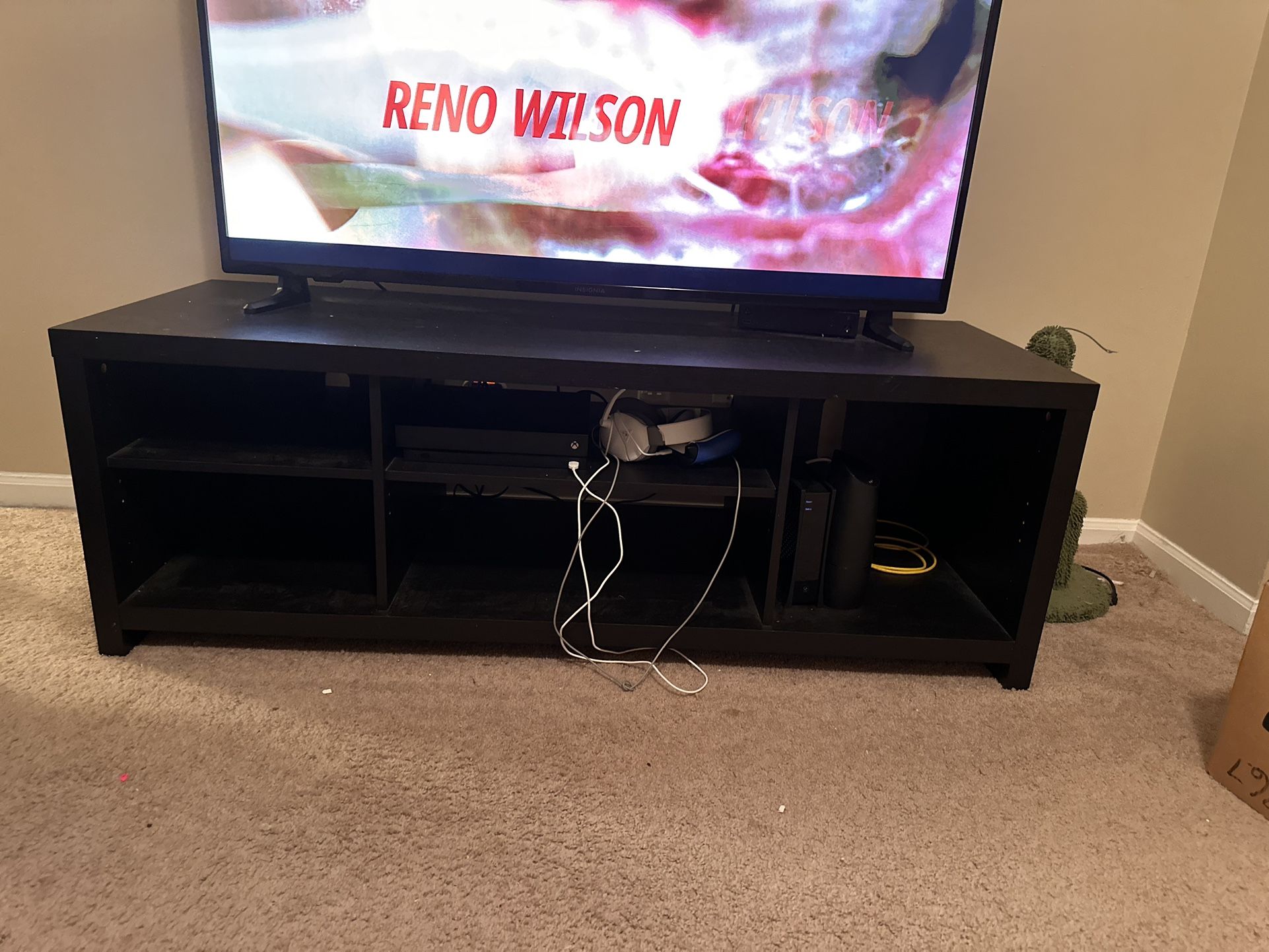 Black TV Stand