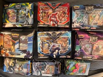 New Pokemon League Battle Decks (6) and V Battle Decks (3) Bundle