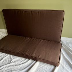 Brown Patio Cushions Set Of 3