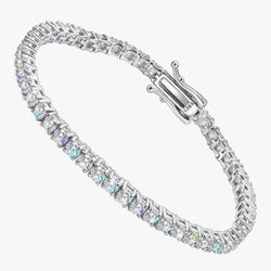 3mm Moissanite Tennis Bracelet 6 Carats 925