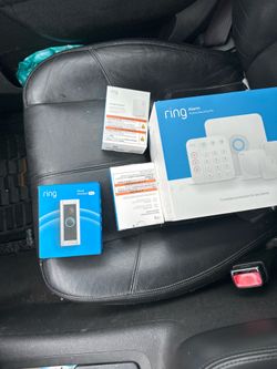 ring doorbell, and alarm system